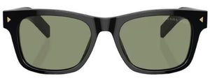 PR173 PRADA PR A17S 16K20G 54 BLACK / GREEN POLARIZED