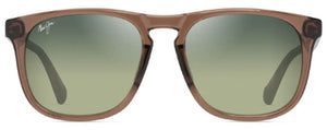 MJM124 MAUI JIM KUPAA HTS641-01 55 SHINY TRANSPARENT LIGHT BROWN / MAUI HT