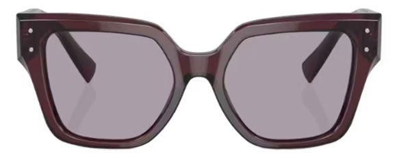 DG54 DOLCE & GABBANA DG4471 3045AK 52  TRANSPARENT VIOLET / LILLAC ISA BLACK SILVER MIRRORED