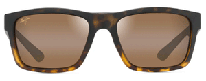 MJM083 MAUI JIM THE FLATS H897-10 57 BLACK WITH TORTOISE  / HCL BRONZE