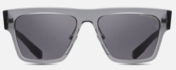 DL34 DITA DLS701-55-04AF 42 SATIN CRYSTAL GREY BLACK PALLADIUM / GREY POLARIZED