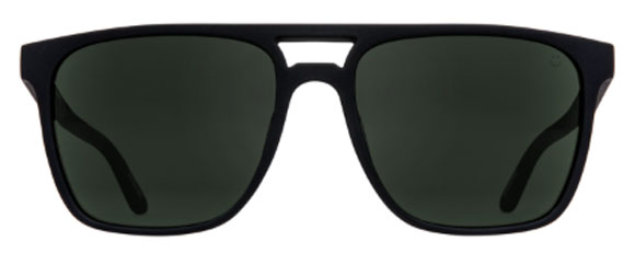 SY098 SPY CZAR 673526973863 SOFT MATTE BLACK / HAPPY GRAY GREEN