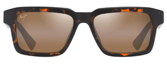 MJM149 MAUI JIM KAHIKO H635-10 53 MATTE DARK HAVANA / HCL BRONZE