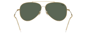 RB328 RAY-BAN AVIATOR REVERSE RBR0101S 9036 62 ARISTA  / DARK GREEN