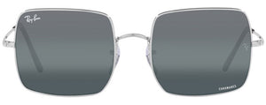 RB023 RAY-BAN SQUARE RB1971 9242G6 54  SILVER / BLUE MIRRORED POLARIZED