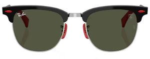 RB562 RAY-BAN RB3807M F11031 51 BRUSHED BLACK ON SILVED / G-15 GREEN