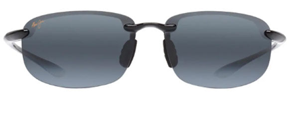 MJ427 MAUI JIM HOOKIPA 407-02 64 GLOSS BLACK / NEUTRAL GREY