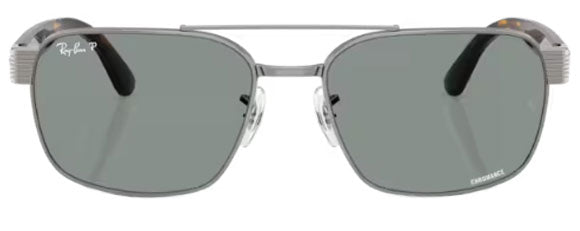 RB545 RAY-BAN RB3751CH 004/3R 61 GUNMETAL / LIGHT BLUE POLARIZED