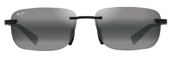 MJM154 MAUI JIM LANAKILA 624-02 59 MATTE BLACK WITH GREY / NEUTRAL GREY