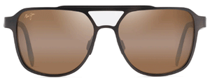 MJ27 MAUI JIM 2ND REEF H607-01 59 BRUSHED CHOCOLATE / HCL BRONZE