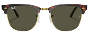 RB293 RAY-BAN CLUBMASTER RB3016 W0366 55 TORTOISE ON ARISTA / G-15  GREEN