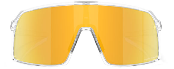 OK171 OAKLEY SUTRO OO9406 9406B5 37 CLEAR / PRIZM 24K MIRRORED