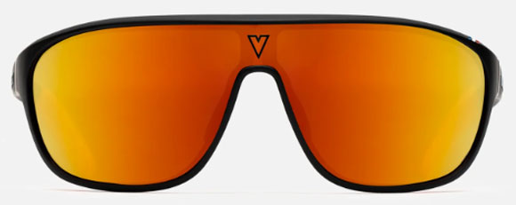 V279 VUARNET ROAD VL192900032C33 132 MATTE BLACK / NXT PHOTOCHROMIC ORANGE FLASH