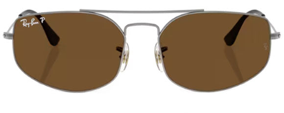 RB559 RAY-BAN EXPLORER 5 RB3845 004/57 60 GUNMETAL / BROWN POLARIZED