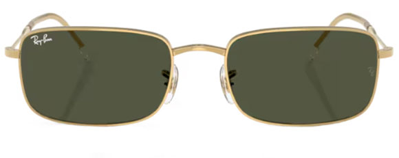 RB556 RAY-BAN RB3746 001/31 56 ARISTA GOLD / GREEN