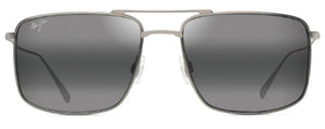 MJM027 MAUI JIM AEKO 886-17 55 MATTE TITANIUM  NEUTRAL GRAY