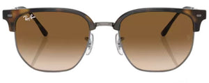 RB224 RAY-BAN NEW CLUBMASTER RB4416F 710/51 55 HAVANA ON GUNMETAL  CLEAR GRADIENT BROWN