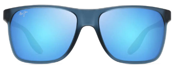 MJM009 MAUI JIM PAILOLO B603-03 58.5 MATTE NAVY  BLUE HAWAII