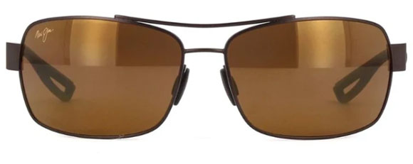 MJ242 MAUI JIM OLA OLA H764-25M 62 MATTE BROWN / HCL BRONZE POLARIZED