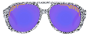 PIT047 PIT VIPER THE EXCITERS SON OF BEACH DARK GREY / PURPLE REVO POLARIZED