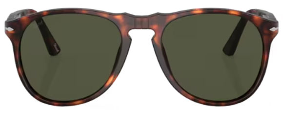 PO138 PERSOL PO9649S 24/31 55 HAVANA / GREEN