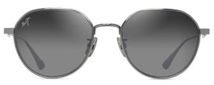 MJM143 MAUI JIM KAULANA  ASIAN FIT GS627-17 55 SHINY DARK RUTHENIUM / NEUTRAL GREY