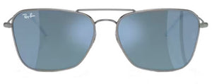 RB331 RAY-BAN CARAVAN REVERSE RBR0102S 004/GA 58 GUNMETAL  / LIGHT BLUE