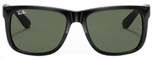 RB289 RAY-BAN JUSTIN RB4165 601/71 55 BLACK  DARK GREEN