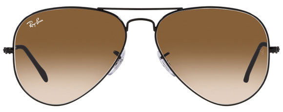 EB044 RAY-BAN AVIATOR RB3025 002/51 58 BLACK / BROWN