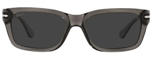 PO122 PERSOL PO3301S 110348 57 OPAL SMOKE / DARK GREY POLARIZED