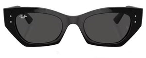 RB446 RAY-BAN ZENA RB4430F 667787 52 BLACK  / DARK GREY