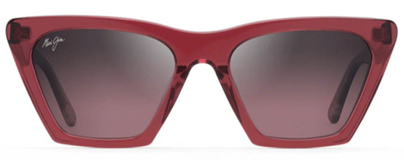 MJ473  MAUI JIM KINI KINI RS849-52C 54 RASPBERRY CRYSTAL / MAUI ROSE  POLARIZED