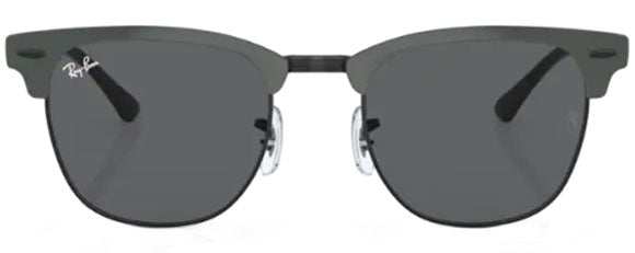 RB006 RAY-BAN CLUBMASTER METAL RB3716 9256B1 51 GRAY BLACK / DARK GRAY