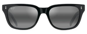 MJM092 MAUI JIM LIKEKE 894-02 54 BLACK WITH CRYSTAL  / NEUTRAL GREY