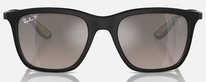 RB501 RAY-BAN RB4433M F6025J 54 MATTE BLACK / GREY MIRRORED GREY GRADIENT POLARIZED