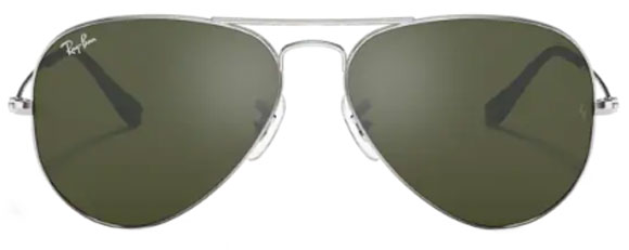 Z92 RAY-BAN AVIATOR LARGE METAL RB3025 003/40 62 SILVER / GREY