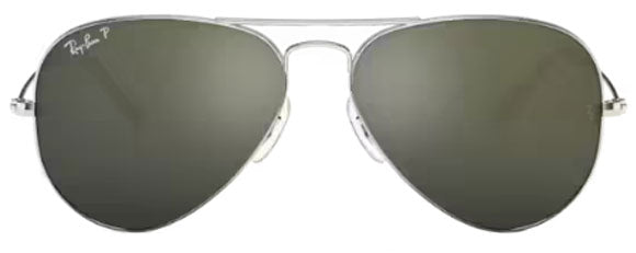 Z80 RAY-BAN AVIATOR LARGE METAL RB3025 003/59 58 SILVER / GREY POLARIZED