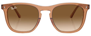 RB357 RAY-BAN RB2210F 676451 53 TRANSPARENT BROWN / CLEAR AND BROWN