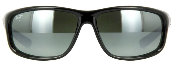 MJ186 MAUI JIM SPARTAN REEF 278-CUS 63 BLACK / NEUTRAL GREY