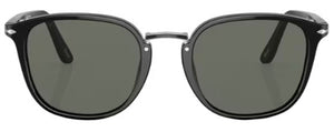 PO95 PERSOL PO3186S 95/58 53  BLACK / GREEN POLARIZED