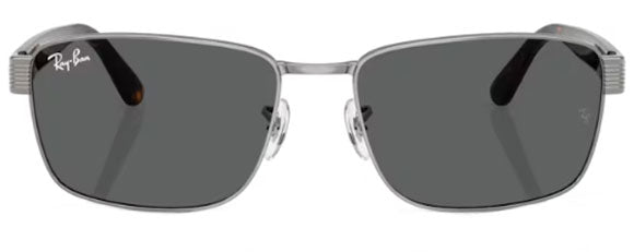 RB540 RAY-BAN RB3750 004/B1 62 GUNMETAL / DARK GREY