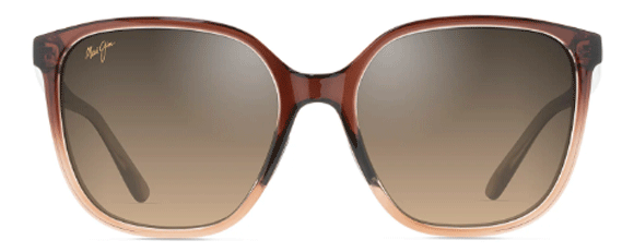 MJM073 MAUI JIM GOOD FUN HS871-01 57 ROOTBEER FADE  / HCL BRONZE