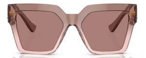 VE214 VERSACE VE4458 543573 54 BROWN TRANSPARENT  / LIGHT BROWN