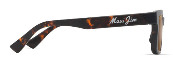 MJM148 MAUI JIM HIAPO ASIAN FIT H655-10 56 MATTE DARK HAVANA / HCL BRONZE