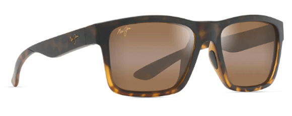 MJM083 MAUI JIM THE FLATS H897-10 57 BLACK WITH TORTOISE  / HCL BRONZE