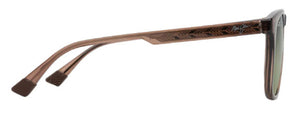 MJM124 MAUI JIM KUPAA HTS641-01 55 SHINY TRANSPARENT LIGHT BROWN / MAUI HT