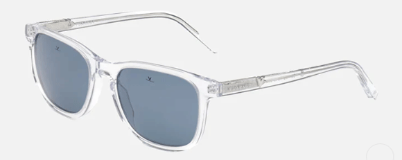 V275 VUARNET WAYFARER VL161800200622 52 TRANSPARENT/ BLUE POLARIZED