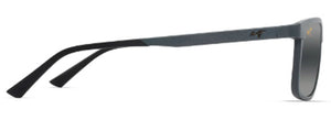 MJM168 MAUI JIM MYMAUI PULAMA MM618-003 59 MATTE DARK GREY / NEUTRAL GREY