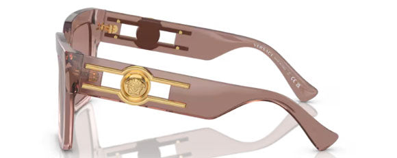 VE214 VERSACE VE4458 543573 54 BROWN TRANSPARENT  / LIGHT BROWN