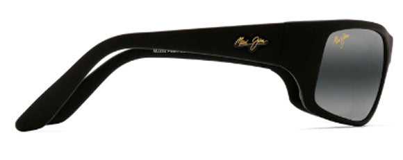 MJM101 MAUI JIM MYMAUI PEAHI MM202-019 MATTE BLACK / NEUTRAL GREY